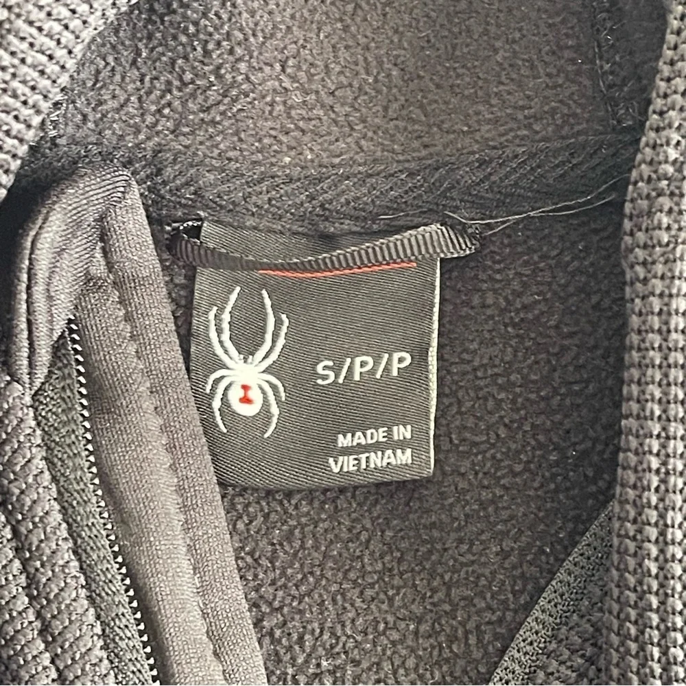 Spyder Men’s Racer Quarter Zip Pull Over Hoodie Size Small